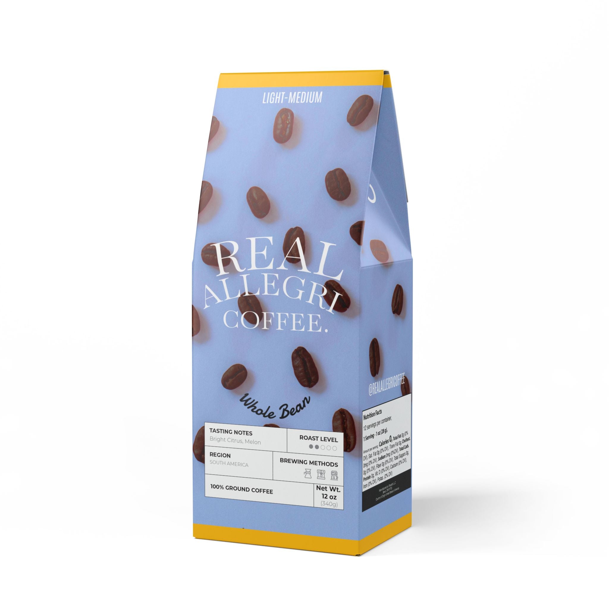 Colombia Single Origin Coffee (Light-Medium Roast)